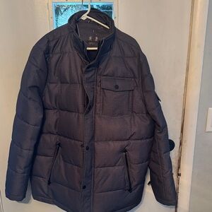 Nautica Men's Dark Gray Puffer Jacket